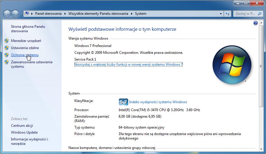 5.0 5.5.1.11 Laboratorium - Użycie narzędzia Przywracanie systemu w systemie Windows 7 Wprowadzenie Wydrukuj i uzupełnij to laboratorium.