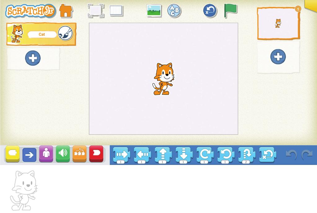 Przygotowanie do zajęć: Zainstaluj na tabletach aplikację Scratch Junior.