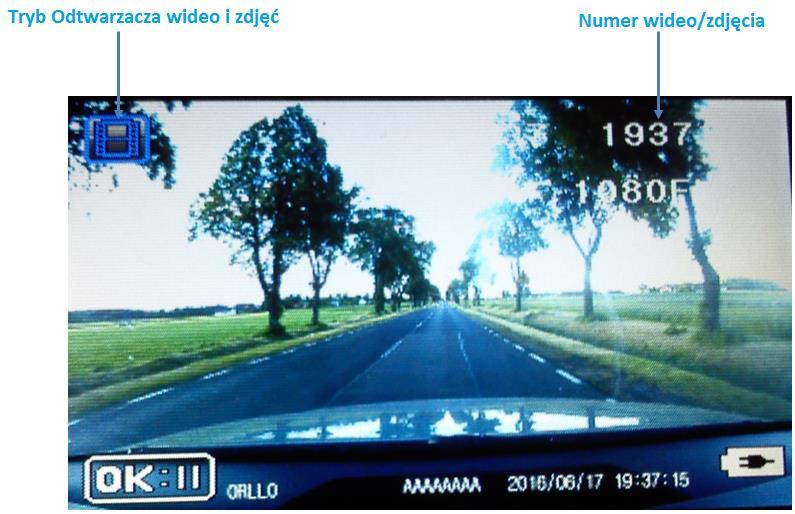 X. ODTWARZANIE Urządzenie umożliwia odtworzenie nagranych filmów i zdjęć na dostępnym odtwarzaczu.
