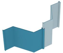 GW-270 / 3,5 Wartość trapez 270 3,5 150 Kompletny system EcoLock i TerraDeck: 3,5 doskonałe połączenie 254 Asortyment EcoLock obejmuje 15 typów grodzic o różnym przeznaczeniu oraz pełną gamę