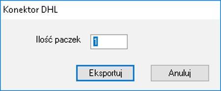 Nast pnie powinno pokaza si okienko, w którym nale y wpisa liczb paczek.