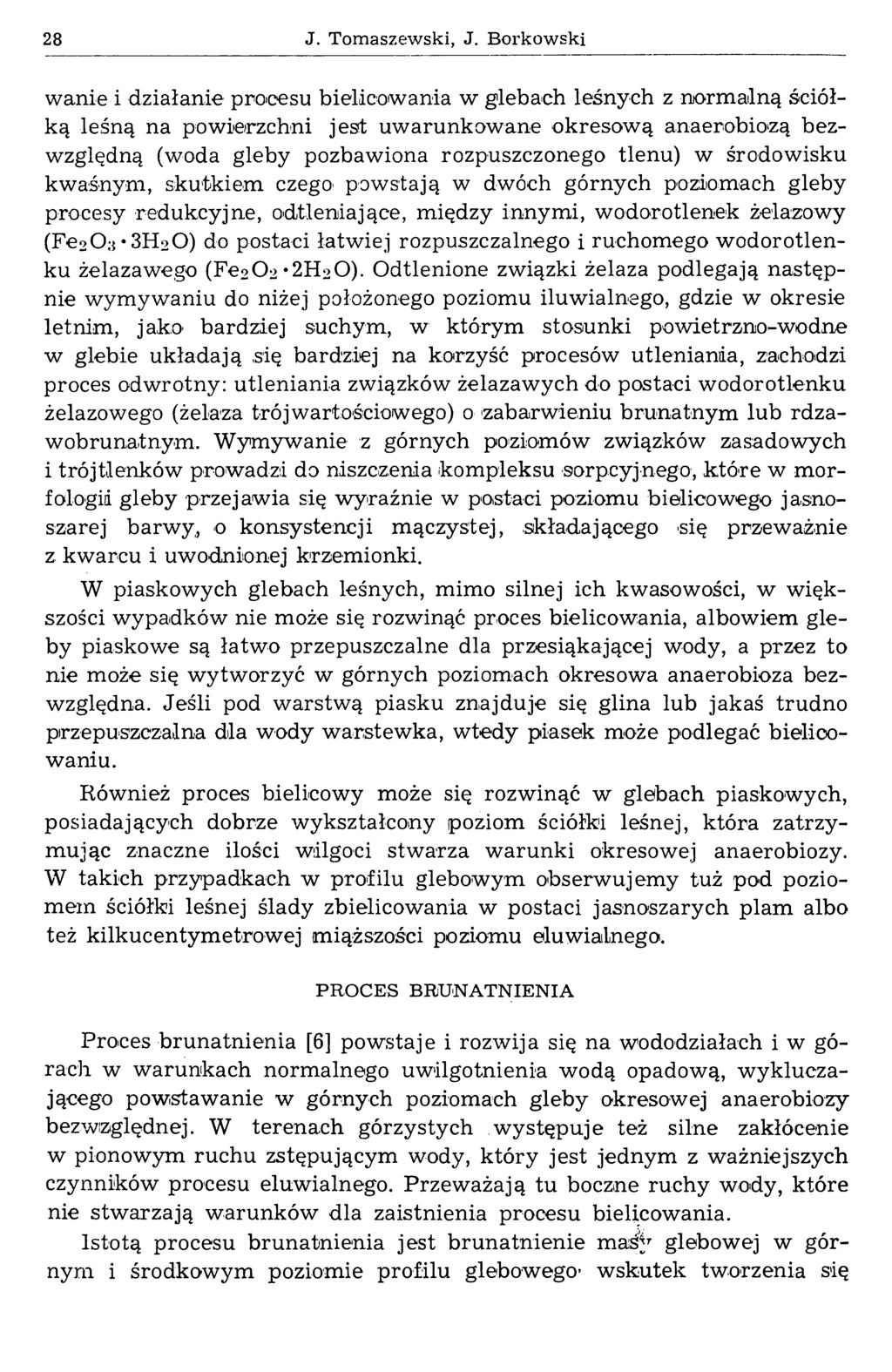 28 J. Tomaszewski, J.