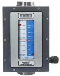 Variable area flow meters 5 Przetwornik przepływu z przełącznikiem Flow-Alert Przetwornik Flow-Alert to przemysłowy
