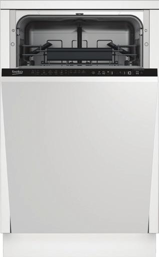 Opóźniony start Zużycie wody: 11 l 6 programów Wyświetlacz LCD 1/2 załadunku Poziom hałasu: 48 db Programy: Eco 0 C Auto Intensywny 70 C Quick & Shine 8 Mini 30 Mycie wstępne ALLin1 Fast+ Dodatkowe