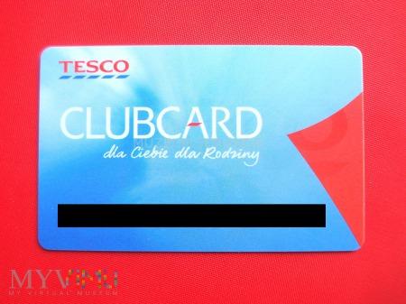 Karta lojalnościowa Tesco 208-2-4 Karta lojalnościowa Tesco Muzeum a 205 Karta lojalnościowa programu CLUBCARD wydana przez sieć supermarketów Tesco.
