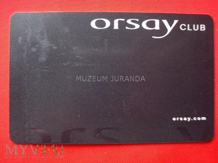 Karta lojalnościowa ORSAY 208-2-4 Karta lojalnościowa ORSAY Muzeum a 204 Karta lojalnościowa programu KLUB ORSAY sieci sklepów odzieżowych dla kobiet wydana przez Ordipol sp. z o.o. z siedzibą w Bielanach Wrocławskich.