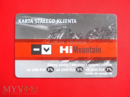 Karta rabatowa HiMountain 208-2-4 Karta rabatowa HiMountain Muzeum a 203 Karta rabatowa wydawana dla