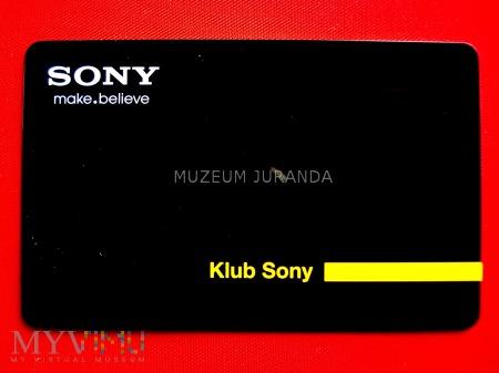 Karta członkowska Klubu Sony 208-2-4 Karta członkowska Klubu Sony Muzeum a 203 Karta członkowska lojalnościowego programu Klub
