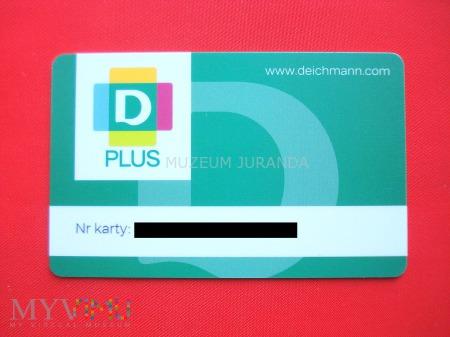 Karta Deichmann PLUS 208-2-4 Karta Deichmann PLUS Muzeum a 205 Karta rabatowa międzynarodowej sieci sklepów obuwniczych Deichmann.