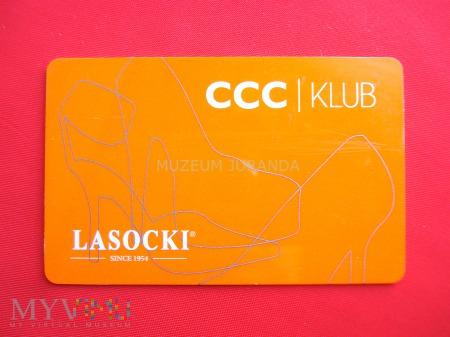 Karta lojalnościowa CCC 208-2-4 Karta lojalnościowa CCC Muzeum a 20 Lojalnościowa karta rabatowa CCC Klub,wydana