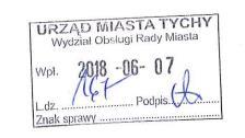 Sprawozdanie z zaawansowania inwestycji budowy Stadionu Lekkoatletycznego. Tychy dnia 7.06.