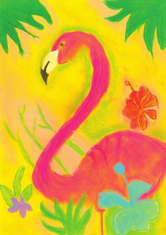 54. Flamingowa dżungla MARTA SZCZEPANIAK, 11 LAT Szpital Kl