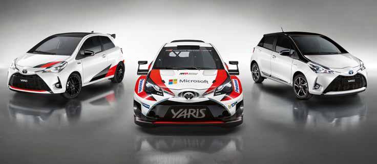 TOYOT YRIS WRC dane techniczne Rodzaj silnika: 4-cylindrowy turbodoładowany z bezpośrednim wtryskiem paliwa Pojemność: 600 cm3