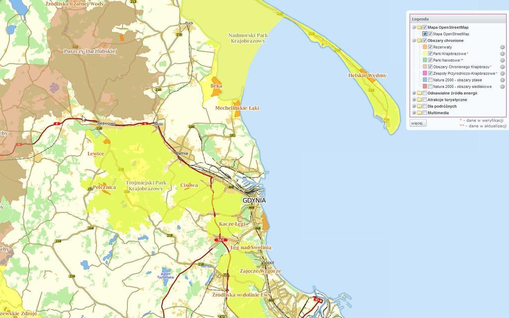 Rejon planowanych inwestycji infrastrukturalnych w Porcie Gdynia Rys. 3c.