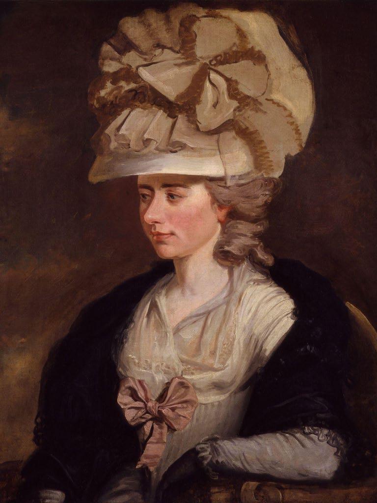 Fanny Portret Frances d'arblay, czyli Fanny Burney, namalowany przez Edwarda