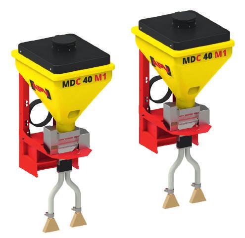 MDc 40 M1 grawitacyjny, do preparatów chemicznych Korzyści Certyfikowany przez Julius Kühn Institut Multidozownik MDC 40 M1 (C oznacza Chemikalia ) jest formą specjalną urządzenia MDG 40 M1.