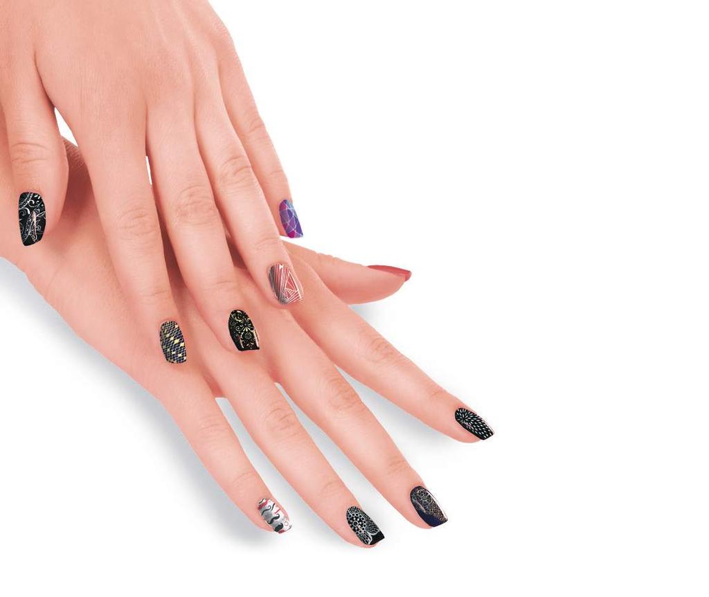NAIL ART STICKERS PREPARATY DO PAZNOKCI Mollon PRO Nail Art Stickers to naklejki do paznokci przeznaczone do profesjonalnych zdobień typu Nail Art.