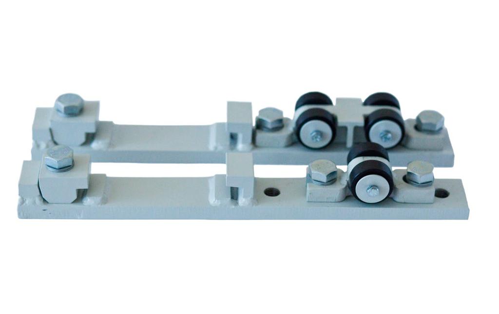 WYPOSAŻENIE ZWROTNIC SWITCH ACCESSORIES ROLKI PODIGLICOWE RL STABILIZATOR POŁOŻENIA IGLIC SPI Przyjazne dla użytkownika, proste, bezobsługowe, łatwe i szybkie w montażu w zwrotnicy rozjazdu