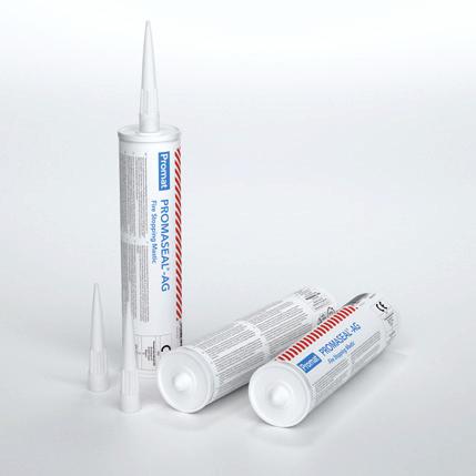 PRZEJŚCIA INSTALACYJNE PRZEJŚCIA INSTALACYJNE PROMASEAL -AG PROMASEAL -A Spray PROMASEAL -AG wytwarza w przypadku pożaru pianę izolującą, która zamyka szczeliny i otwory uniemożliwiając
