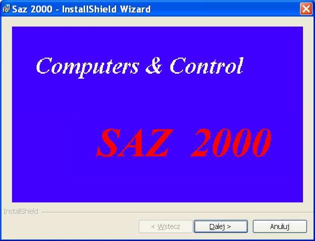 1. Wprowadzenie. Firma Computers & Control s.c. dostarcza wraz ze swoimi produktami oprogramowanie Saz 2000 służące do ich obsługi.