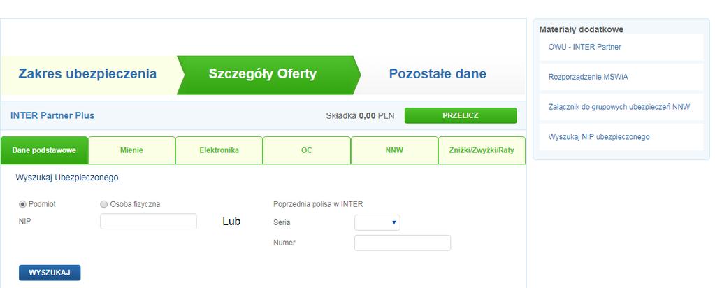 REGON W sytuacji, gdy Użytkownik nie jest w posiadaniu numeru NIP, a znany jest mu numer REGON Ubezpieczonego, istnieje możliwość wyszukania w systemie Portal Agenta numeru NIP.