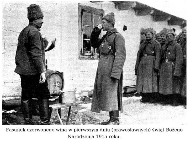 niewielka odległość, Polacy po obu stronach wspólnie śpiewali kolędy. Wielkanoc nad Nidą wypadła już znacznie okazałej: Moskale stoją nad Nidą, popatrzcie!