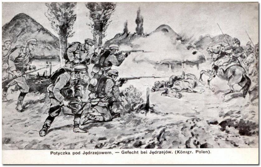 Oddziały rosyjskie cofnęły się za Nidę. Armia gen.