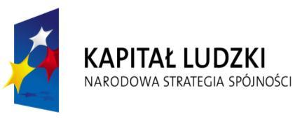 Załącznik nr 5 do notatki służbowej z dnia 24 11.2014 r. w sprawie zatwierdzenia Planu Działania dla Priorytetu IX w ramach komponentu regionalnego Programu Operacyjnego Kapitał Ludzki.