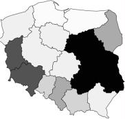 Przestrzenna konwergencja indeksu starości w Polsce 61 1991 2001 2011 trend grupy 1 2 3 4 5 6 Rysunek 2.