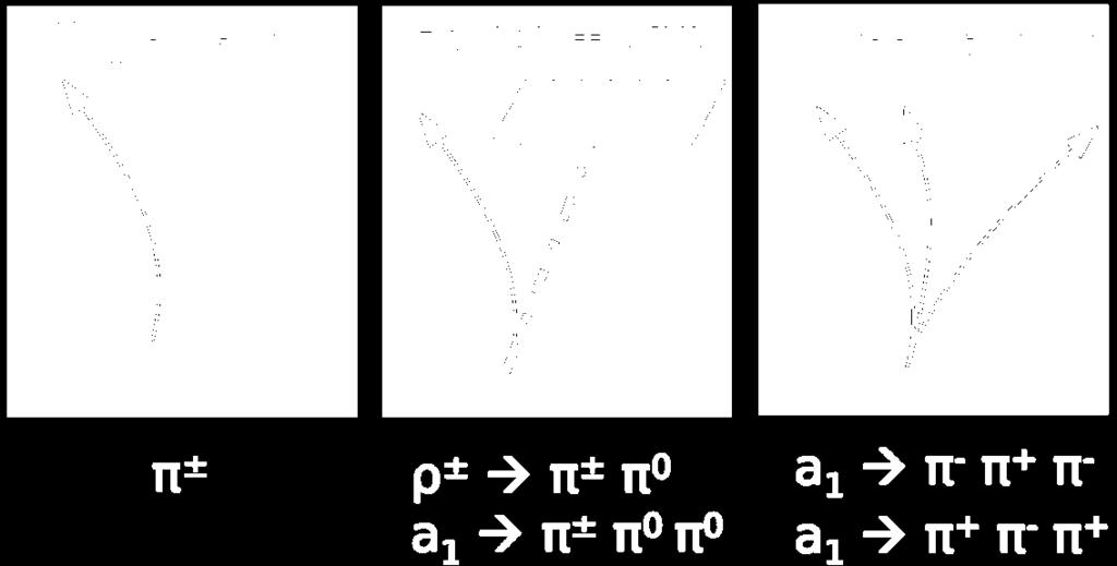Algorytm Hadron Plus Strips (HPS) Fotony często konwertują do pary e+eprzed osiągnięciem ECALa Gięcie torów odpowiedź w kalorymetrze wąska w η, szeroka w φ Elektrony i Fotony (zrekonstruowane