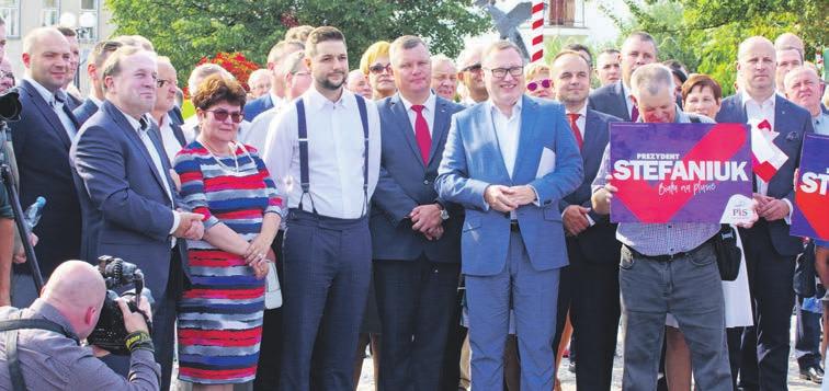 Prezydent Stefaniuk powołując się na dane PUP podkreślił rekordowy spadek bezrobocia za jego kadencji o 4,5%.