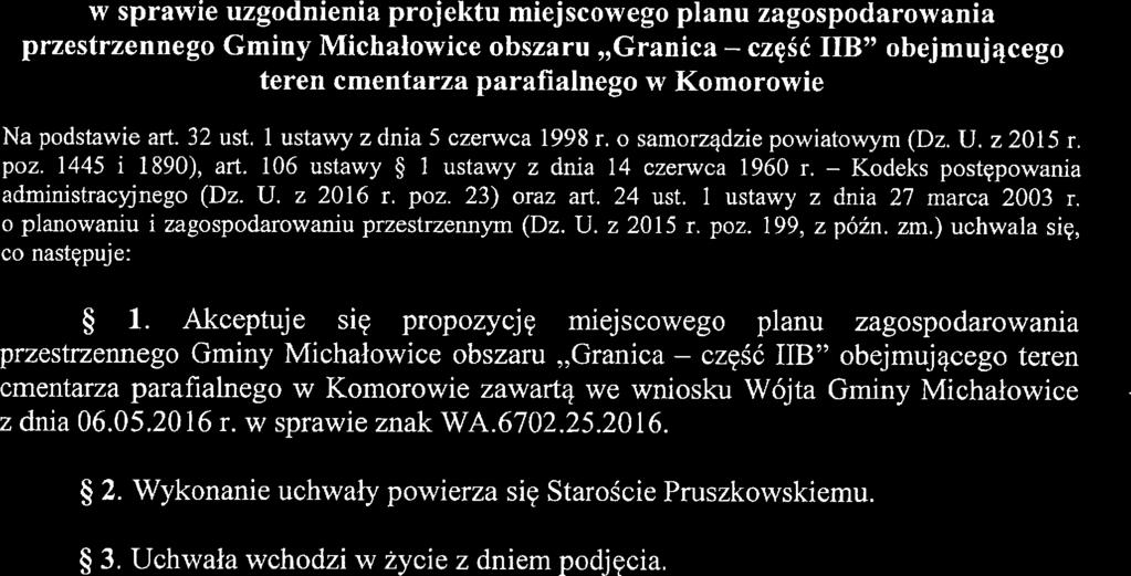Uchwała Nr...4.Q.3.../...g 6.3.../20i6 Zarządu Powiatu Pruszkowskiego z dnia...g.g.!%qo... 2016 r.