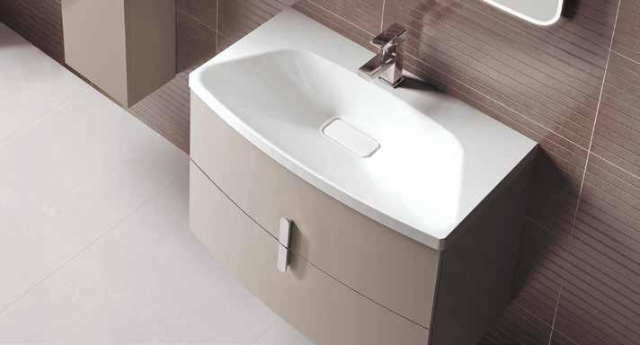 - 13 - umywalki konglomeratowe Saly 80, 100 acrylic washbasin Saly 80, 100 kolor colour rozmiar size index cena price 800 510 WHITE 80 cm 145480 699,00