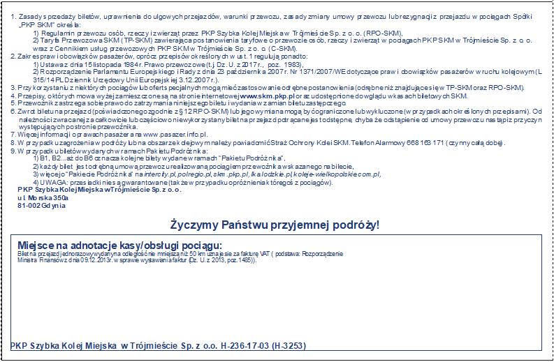 SKM Dotychczas obowiązujące wzory