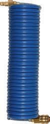 Wąż spiralny Nylon, PA 12 Dla bezpiecznego i sprawnego przepływu mediów gazowych i ciekłych Zajmuje mało miejsca dzięki niewielkim zwojom, łatwa obsługa dzięki niewielkiej masie bardzo dobra zdolność