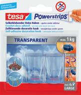 Plastry tesa Powerstrips Haken 58013 / DECO Haken 58813 proste mocowanie bez śrub, kołków i gwoździ możliwe do odklejenia bez śladu i do wielokrotnego użytku tworzywo sztuczne Karta SB z haczykami /4