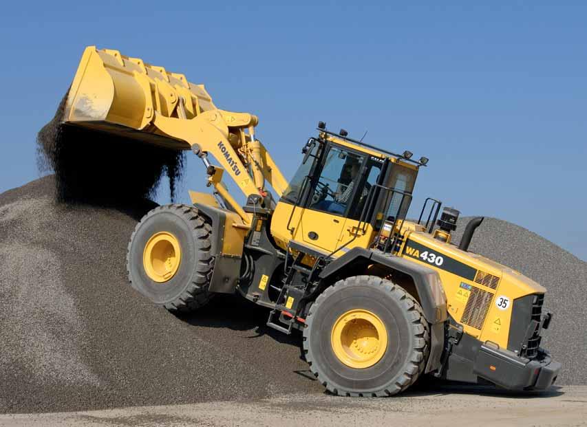 WA 430 Ładowarka kołowa WA430-6 MOC SILNIKA 173 kw / 232 KM @ 2.