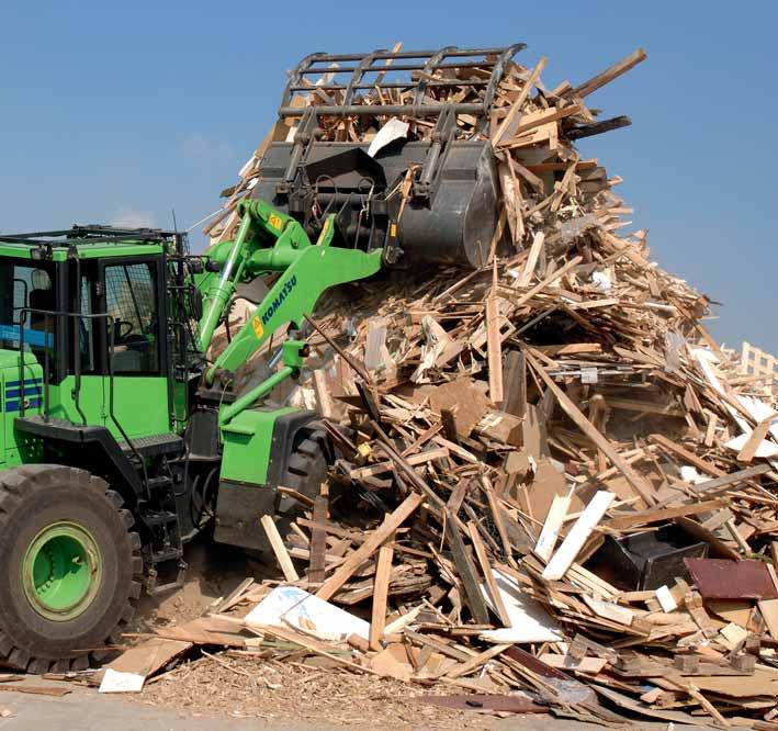 Indywidualne rozwiązania Dział osprzętu roboczego Ładowarki kołowe Komatsu w połączeniu z bogatą gamą osprzętu roboczego Komatsu są idealnymi maszynami dla każdego