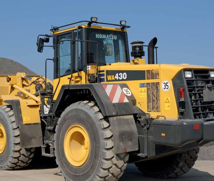 Szybszy przeładunek i transport Dostępna w opcji blokada przekładni hydrokinetycznej zapewnia bezkonkurencyjną wydajność i oszczędność