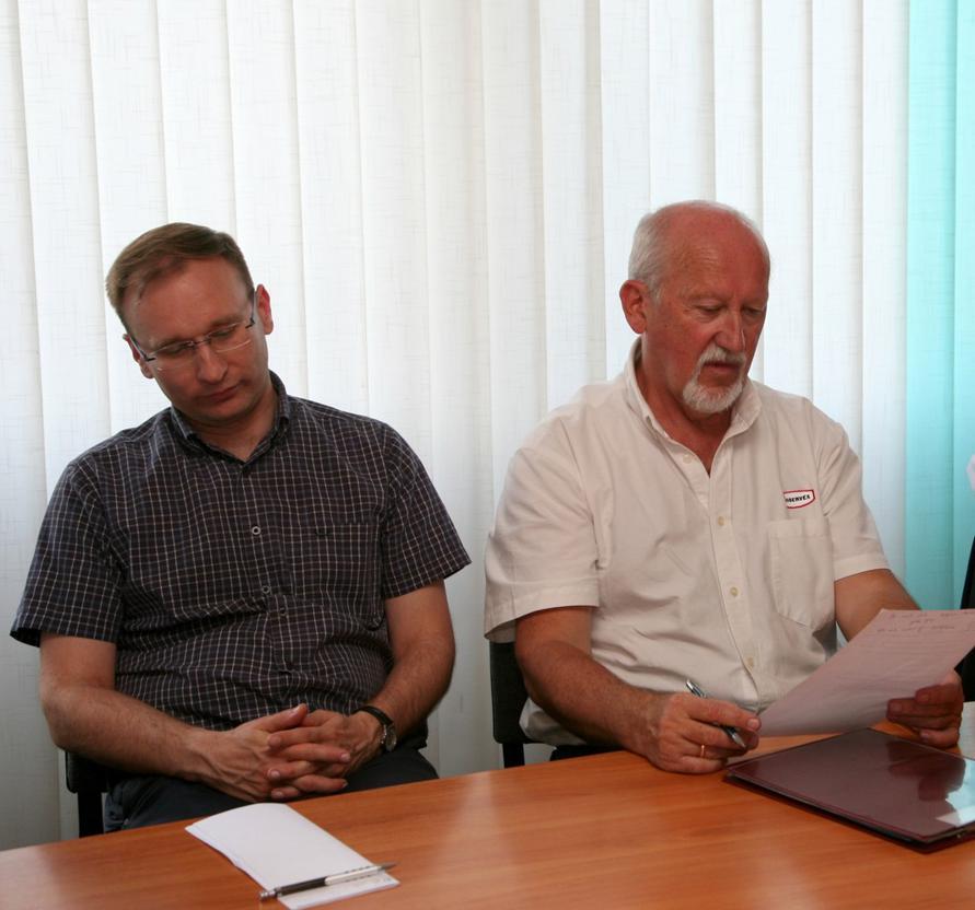 Ryszard Krzyżanowski; Ryszard Cieszyński, Jerzy Chylewski, Stefan Ciesielski W zebraniu uczestniczyli: Bolesław Krystowczyk, Jerzy Chylewski, Stefan Ciesielski, Stanisław