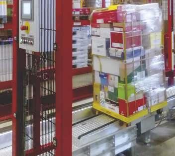 Daje możliwość transportowania kontenerów o różnych gabarytach, wadze, jak i wykonanych z różnych materiałów charakteryzujących się różnym współczynnikiem tarcia powierzchni spód kontenerów (plastik,