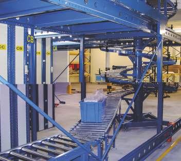 SYSTEM TRANSPORTU POJEMNIKÓW I KARTONÓW Linie do transportu są połączonymi zestawami przenośników taśmowych, rolkowych oraz paskowych.