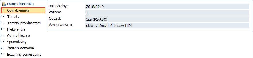 UONET+. Dokumentowanie zajęć realizowanych w szkołach dla dorosłych 10/11 4.