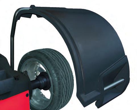 Appealing design and shapes designed to allow maximum access to inside the wheel.