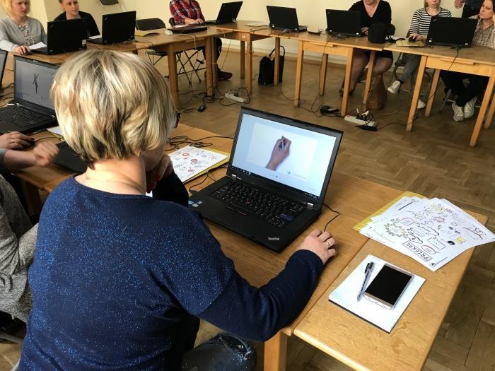 grupa I, 6 czerwca grupa II został wprowadzona w tajniki Zarządzania projektem kulturalnym przez Joannę