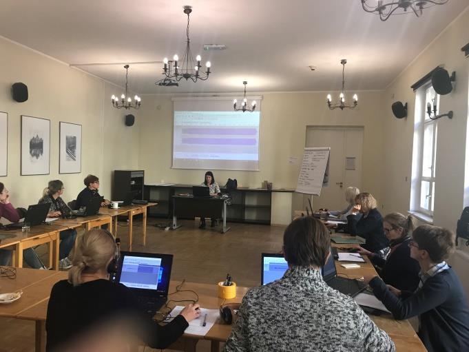 Ostatnim tematem szkoleń dla bibliotekarzy w 2017 roku była Praca z danymi w chmurze na dysku Google 6-7 i 13-14