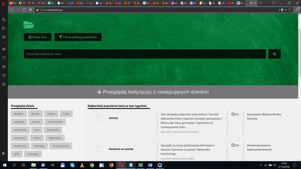 testwiedzy.pl memorizer.