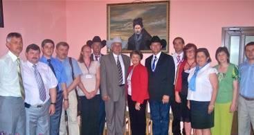 Udział delegacji gminy Strzelce Opolskie w podpisaniu umowy partnerskiej pomiędzy Tyśmienicą (Ukraina) a Banderą (USA) - 6.06.2011 r.
