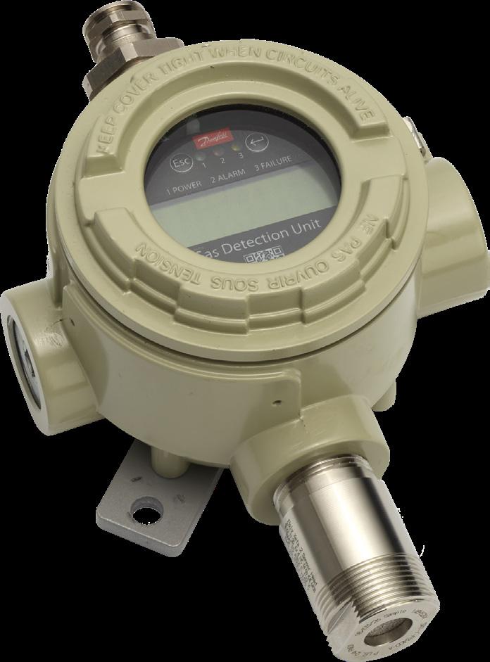 Karta katalogowa Urządzenie do wykrywania gazu firmy Danfoss Typ GD Heavy Duty Detektory gazu z serii Heavy Duty służą do monitorowania i ostrzegania o niebezpiecznych stężeniach amoniaku.
