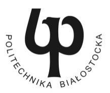 POLITECHNIKA BIAŁOSTOCKA WYDZIAŁ INŻYNIERII ZARZĄDZANIA KATEDRA ZARZĄDZANIA PRODUKCJĄ Instrukcja